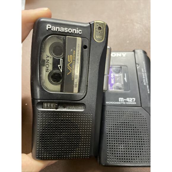 Panasonic Microcassette Micro Tape RN-502 & Sony M-427 NOT WORKING RIGHT - Picture 2 of 5